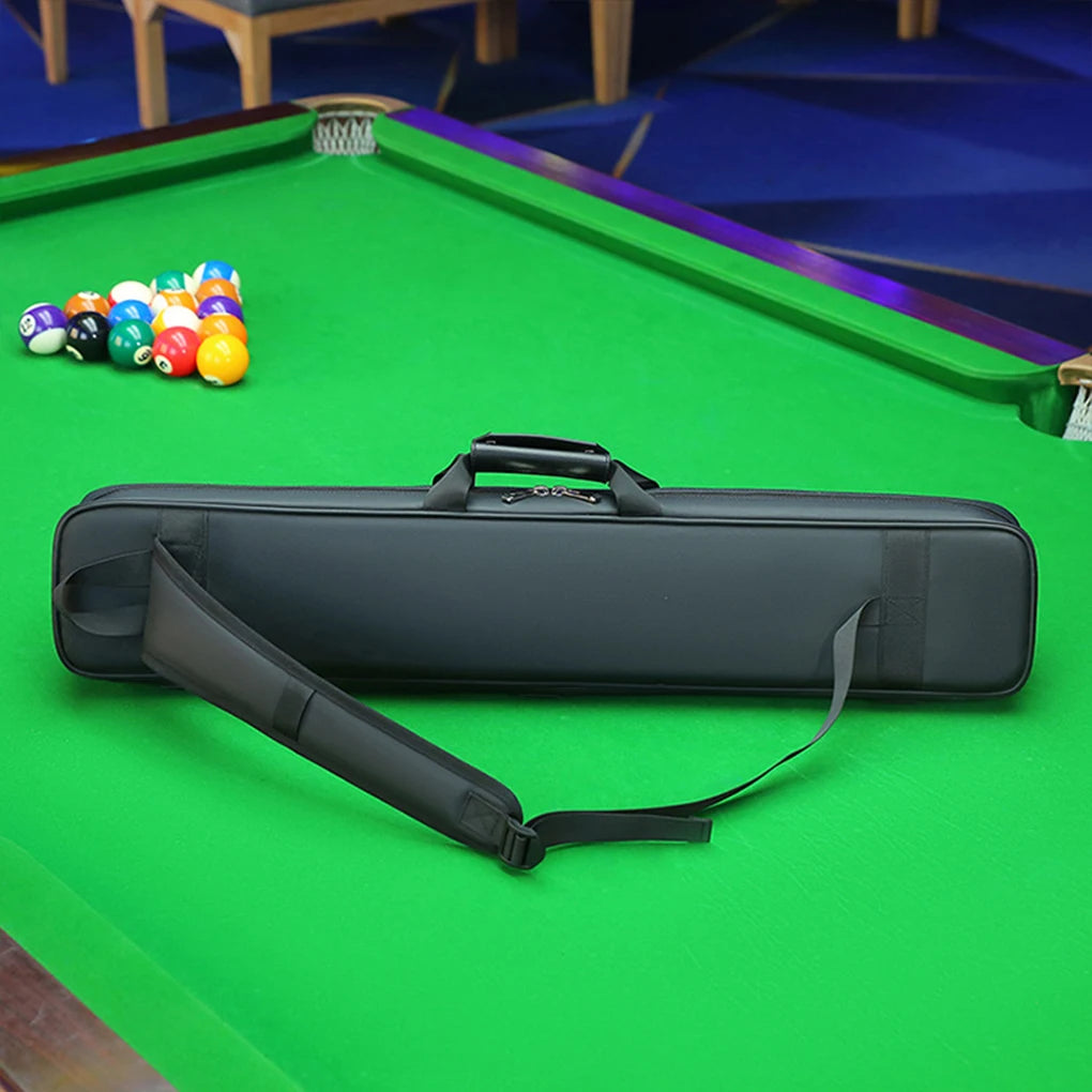 Pool Cue Bag 1/2 Jointed Cue Case Dustproof Portable Billiard Pool Cue Carrying Bag for Travel Outdoor Billiard Accessories