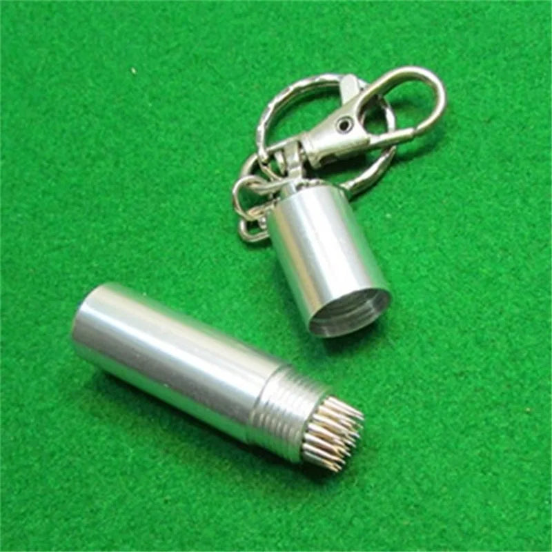 2 Styles Cue Tip Shaper Billiard Snooker Pool Cue Tip Shaper Snooker Cue Tips Multifunction Tool Shaper Scuffer Aerator Tapper