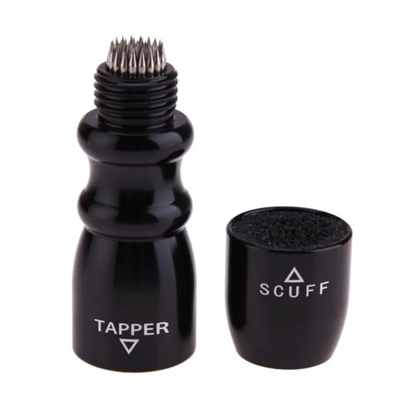 2 Styles Cue Tip Shaper Billiard Snooker Pool Cue Tip Shaper Snooker Cue Tips Multifunction Tool Shaper Scuffer Aerator Tapper