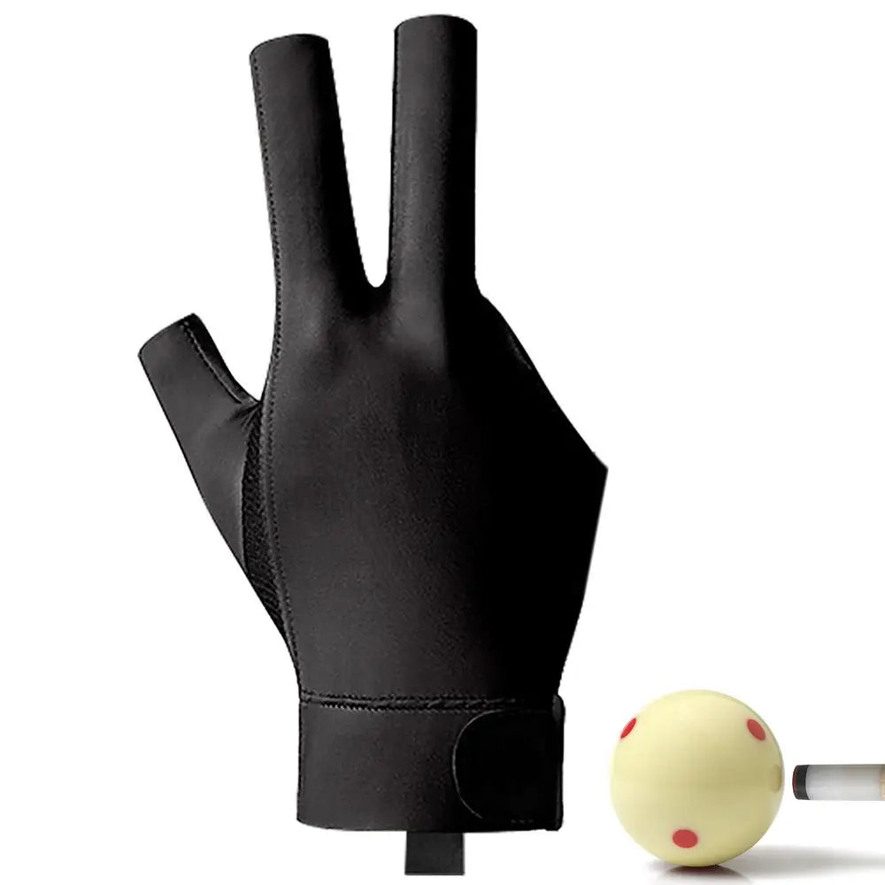 Pool Gloves 3 Finger Professional Snooker Pool Gloves Lightweight And Non-Slip Universal Billiards Accessories For Right Hand