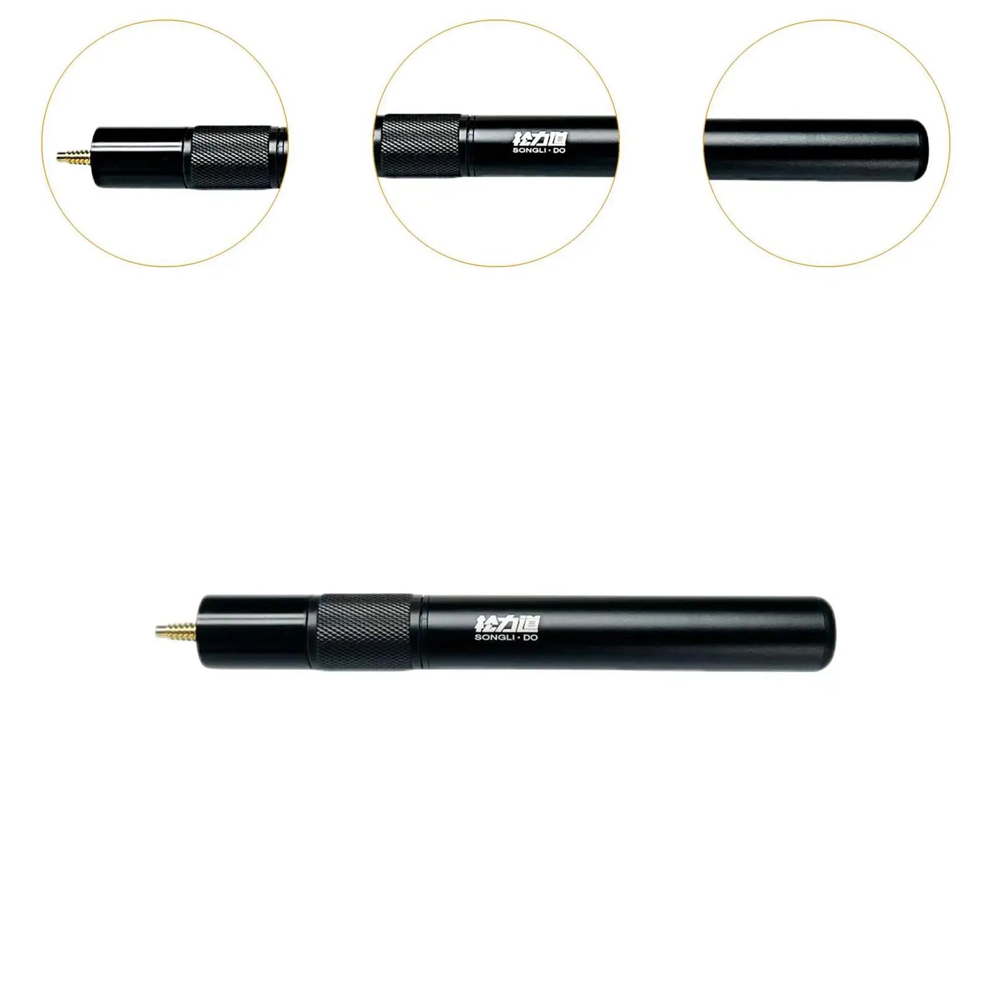 Pool Cue Extension Retractable Practice Compact Billiards Pool Cue Extension