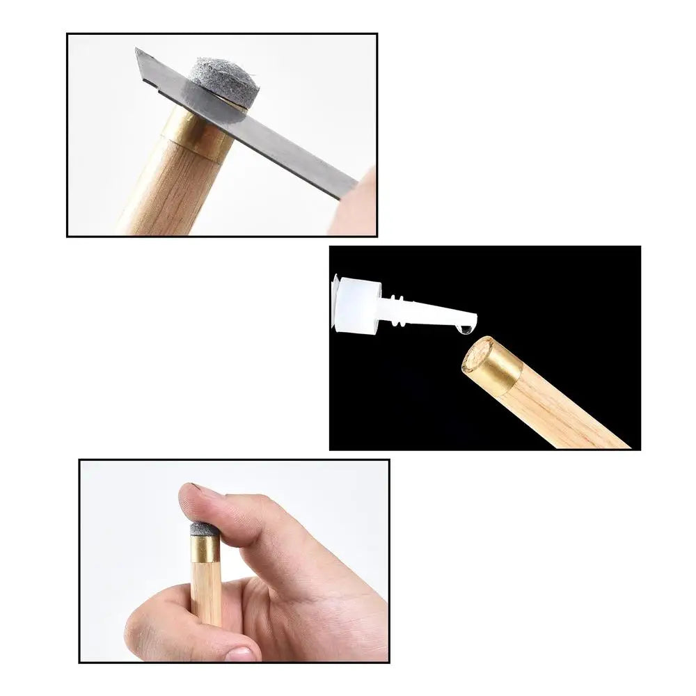Billiard Cue Tip Glue Billiard Cue Repair Pool Billiard Pool Cue Tip Repair & Accessory Increase Friction Cue Tip Repair Tool