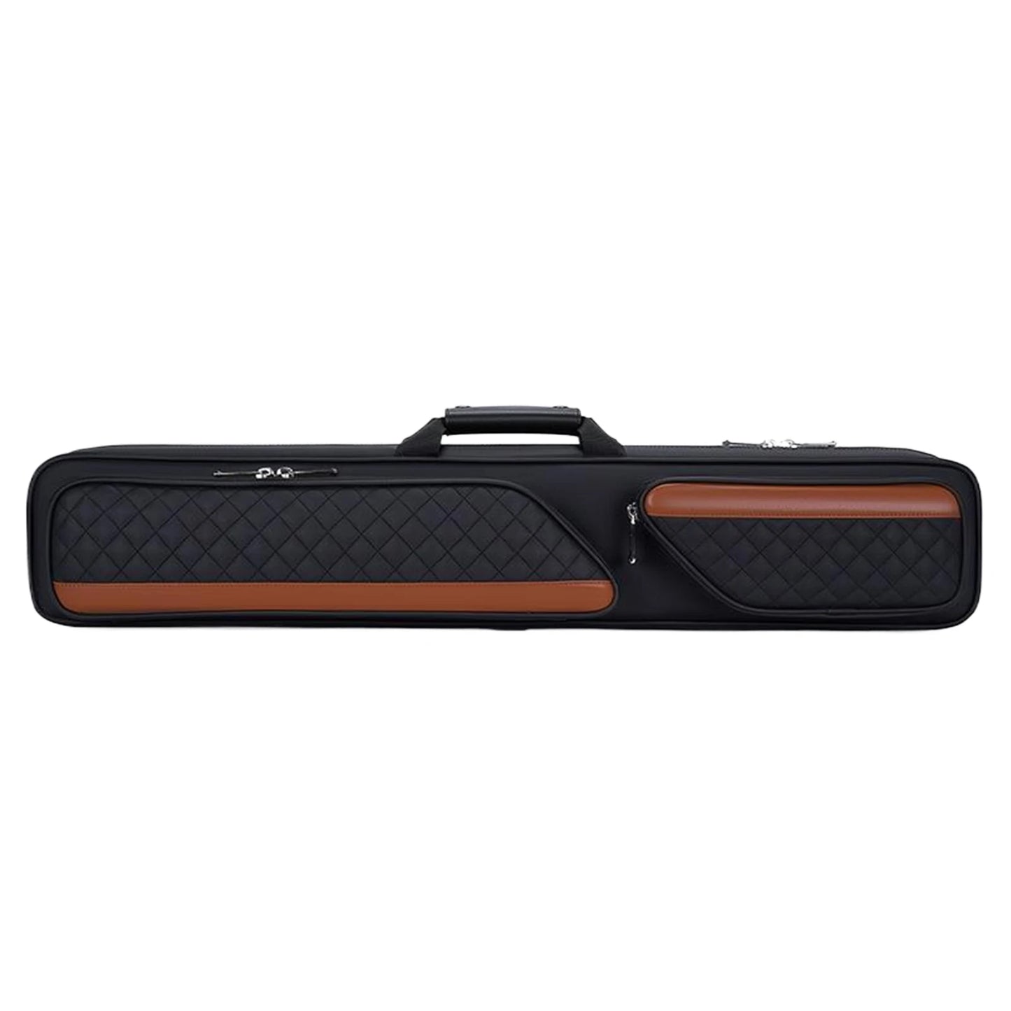 Pool Cue Bag 1/2 Jointed Cue Case Dustproof Portable Billiard Pool Cue Carrying Bag for Travel Outdoor Billiard Accessories