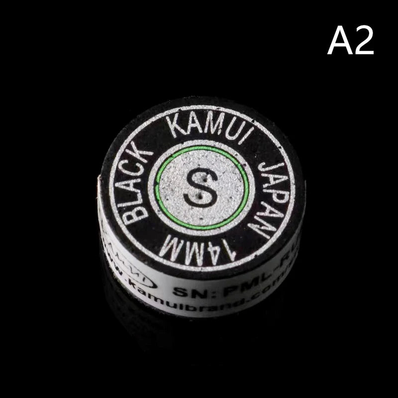 1Pc 14MM SS/S/M/H Cue Tip Quality Pool Billiard Leather Cue Tip Nine-Ball Cue Head Snooker Cue Tip Billiard Accessories