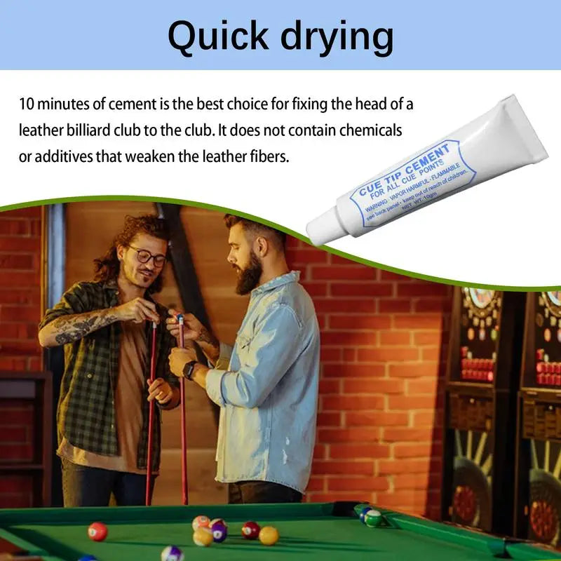 Billiard Cue Repair Pool Club Repair Tools Increase Friction Cue Tip Repair Tool Pool Cue Tips Glue Billiard Cue Tip Accessory