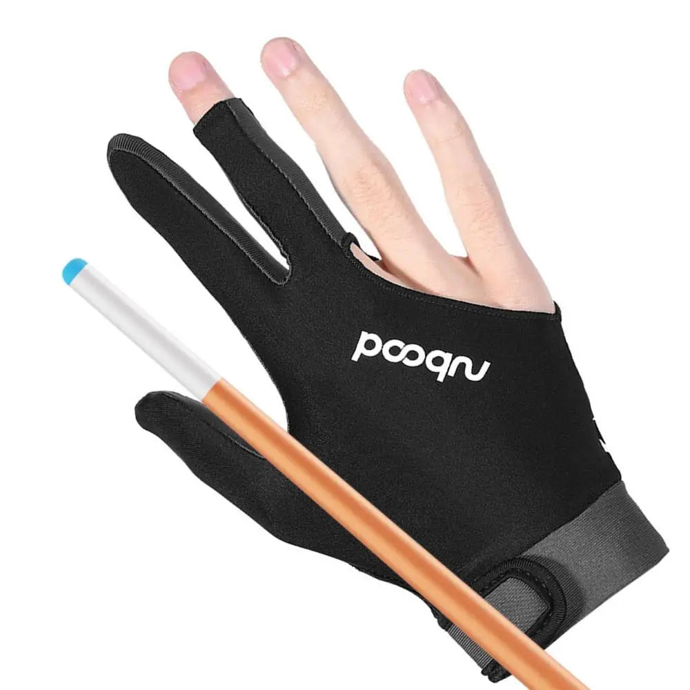 Billiard Gloves Left Hand Workout Gloves Comfortable Thin Slip Adjustable Durable Double Stitched 3 Finger Predator Pool