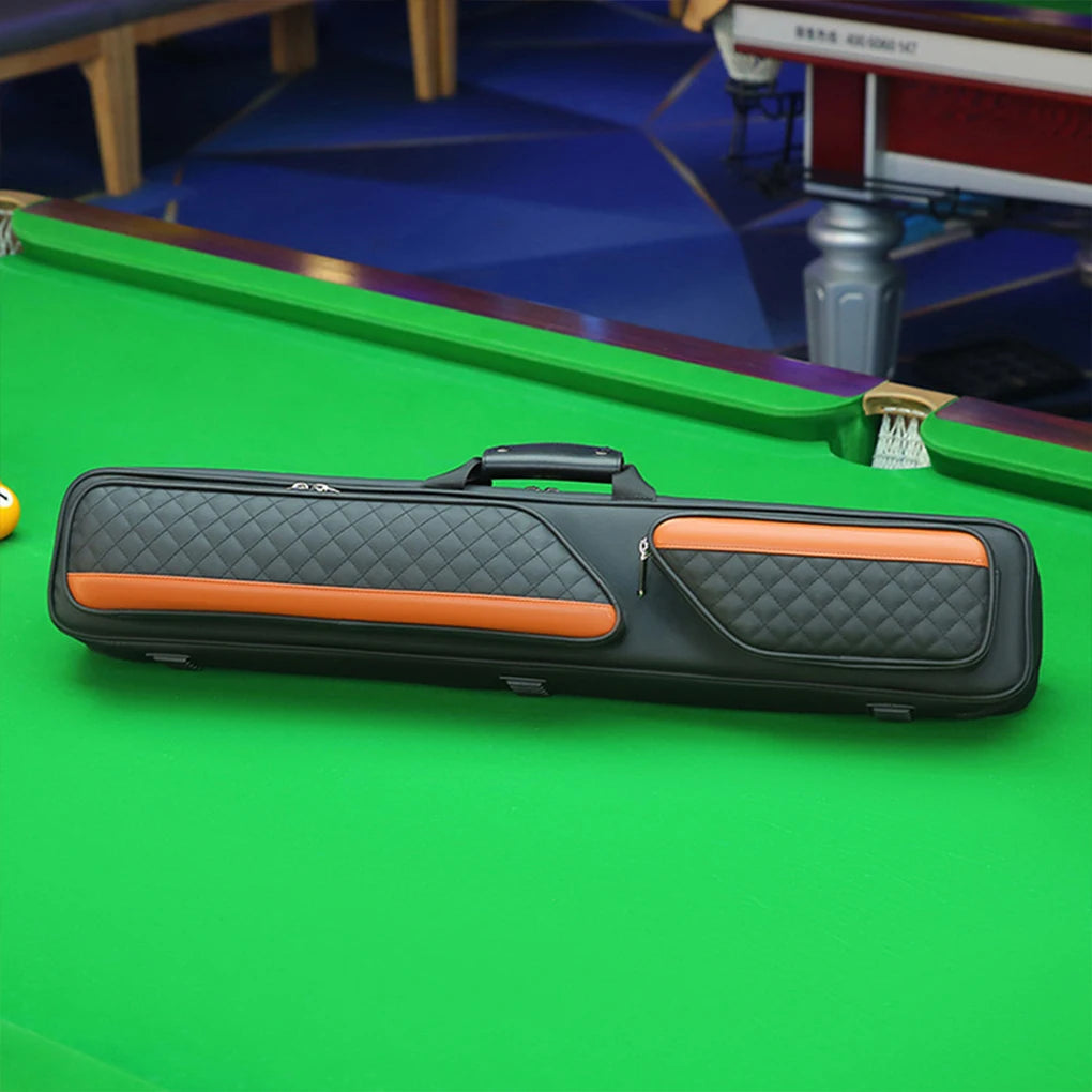 Pool Cue Bag 1/2 Jointed Cue Case Dustproof Portable Billiard Pool Cue Carrying Bag for Travel Outdoor Billiard Accessories