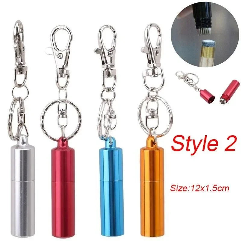 2 Styles Cue Tip Shaper Billiard Snooker Pool Cue Tip Shaper Snooker Cue Tips Multifunction Tool Shaper Scuffer Aerator Tapper