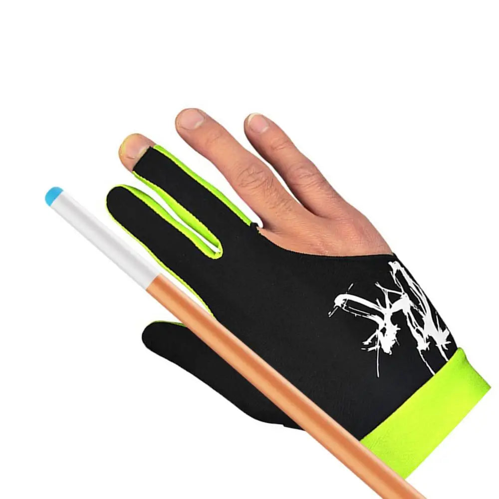 Billiard Gloves Left Hand Workout Gloves Comfortable Thin Slip Adjustable Durable Double Stitched 3 Finger Predator Pool