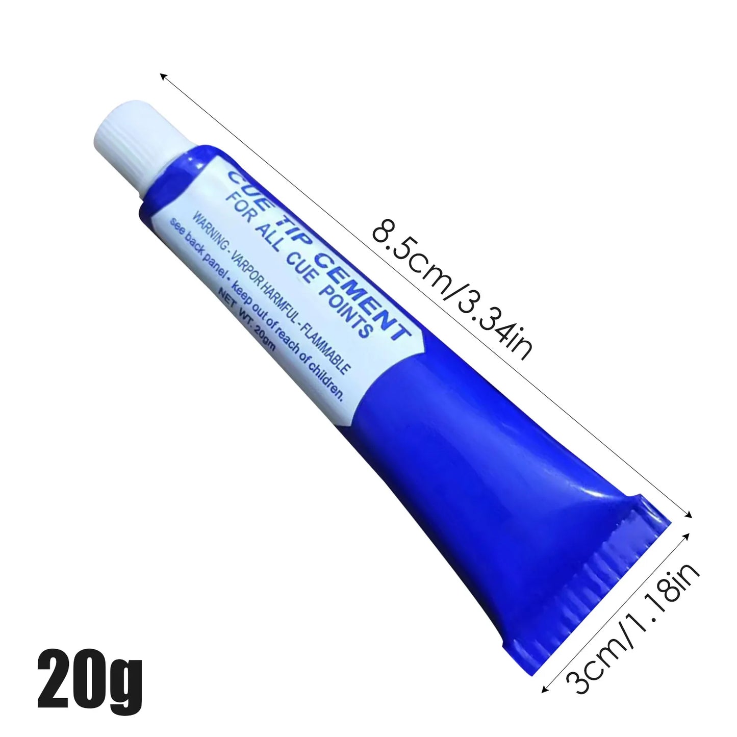 Billiard Cue Tip Glue Billiard Cue Repair Pool Billiard Pool Cue Tip Repair & Accessory Increase Friction Cue Tip Repair Tool