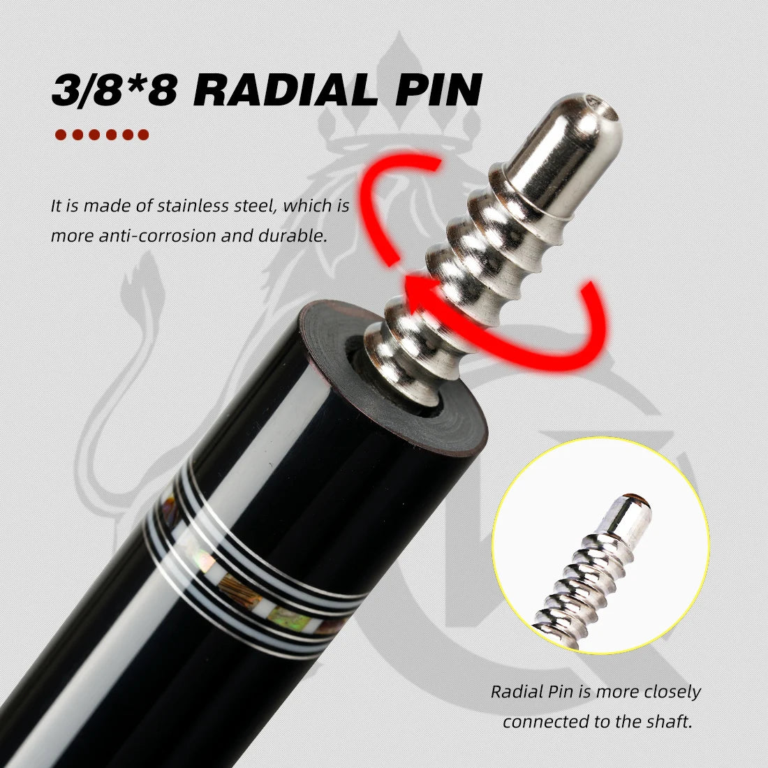 KONLLEN Billiard Cue AS Pool Cue 1/2 Stick Black Technology Carbon Fiber Shaft 3/8*8 Pin Abalone Handmade Inlay Professional