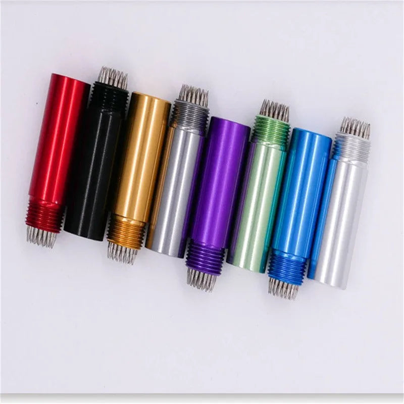 2 Styles Cue Tip Shaper Billiard Snooker Pool Cue Tip Shaper Snooker Cue Tips Multifunction Tool Shaper Scuffer Aerator Tapper