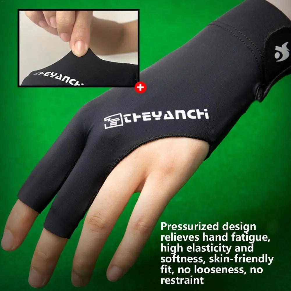 Billiards Gloves Non-Slip Breathable Soft And Lightweight Pool Table Accessories Gloves For Women Men Teens Billiards Lovers