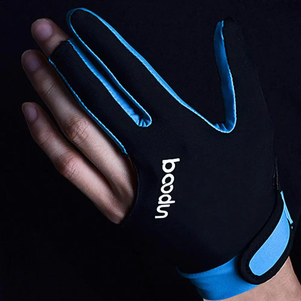 Billiard Gloves Left Hand Workout Gloves Comfortable Thin Slip Adjustable Durable Double Stitched 3 Finger Predator Pool